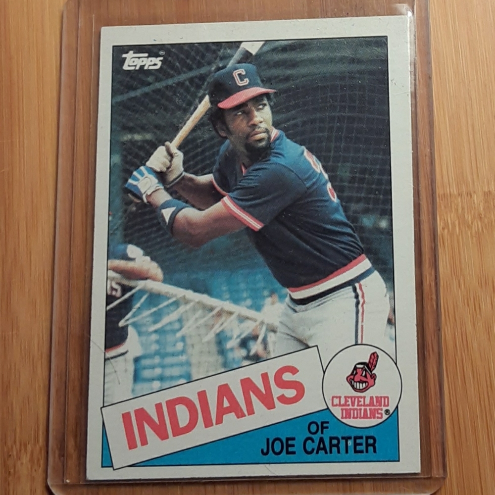 Vintage Cleveland Indians Joe Carter Collector's C